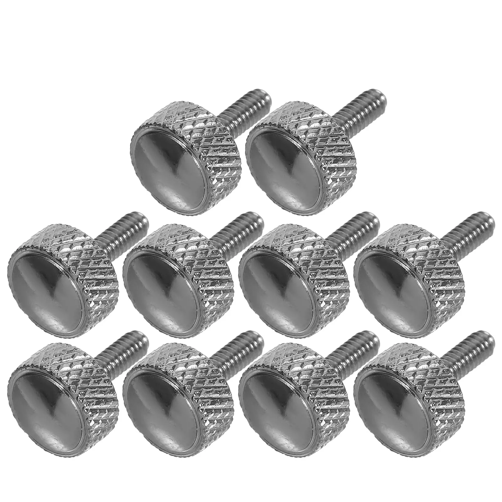 10Pcs Vernier Caliper Screws High Strength Metal Locking Screws Knurled Thumb Screw Kit for Stable Precise Measurement and Quick
