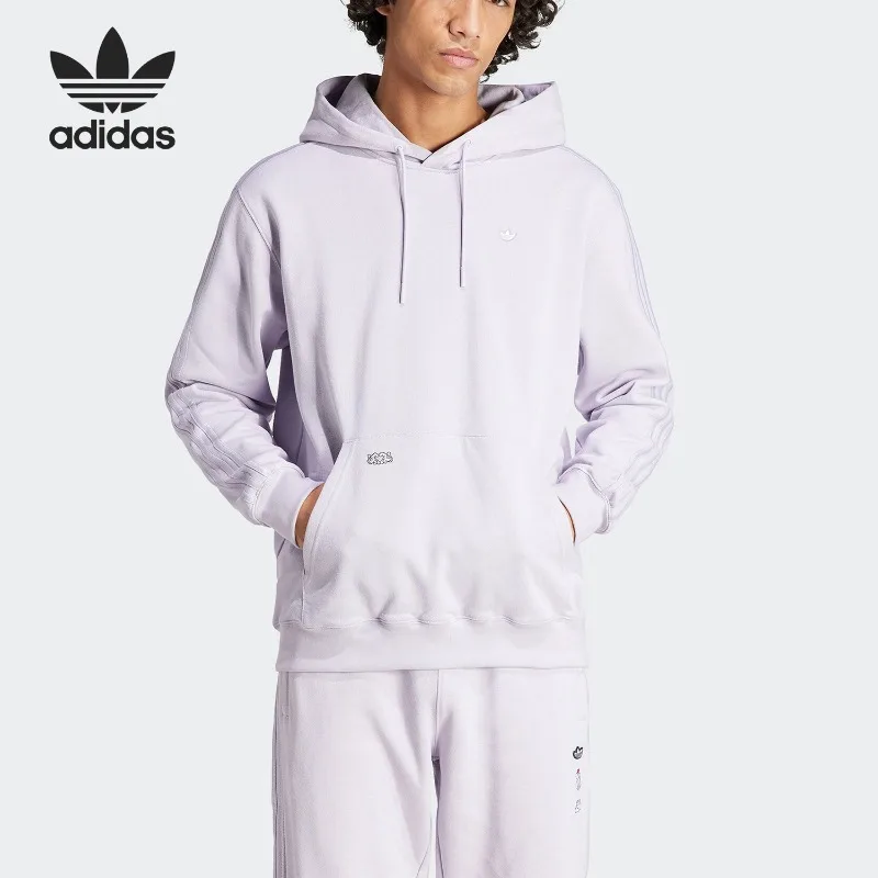 Adidas Mickey Joint Men's Sports Hooded Loose Sweater IY2273