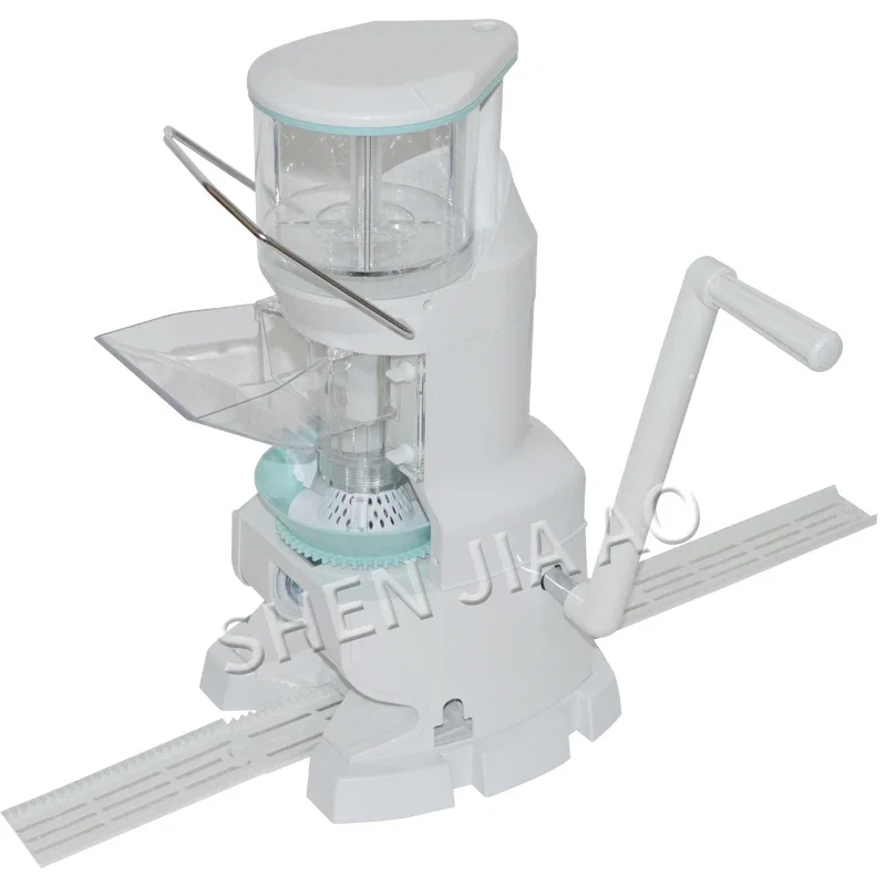 ماكينة زلابية كرات اللحم اليدوية WJ-18 ماكينة زلابية يدوية عمودية صغيرة من الفولاذ المقاوم للصدأ