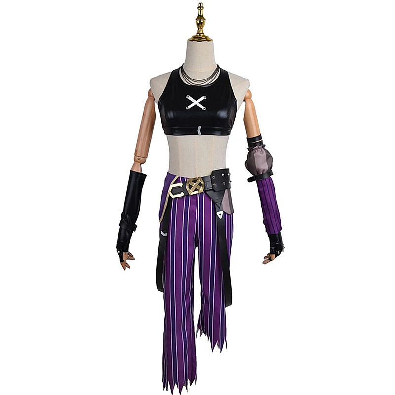 Game LOL Jinx Cosplay Loose Cannon Cosplay Outfit Wig Sexy Women Carnival Costume Shooter Loli Halloween Party Roleplay Suit