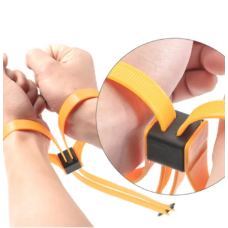 Tactical Plastic Cable Tie Band Handcuffs Cs Sport Decorative Strap Tmc Sport Gear Disposable Cable Tie Yellow Military gear