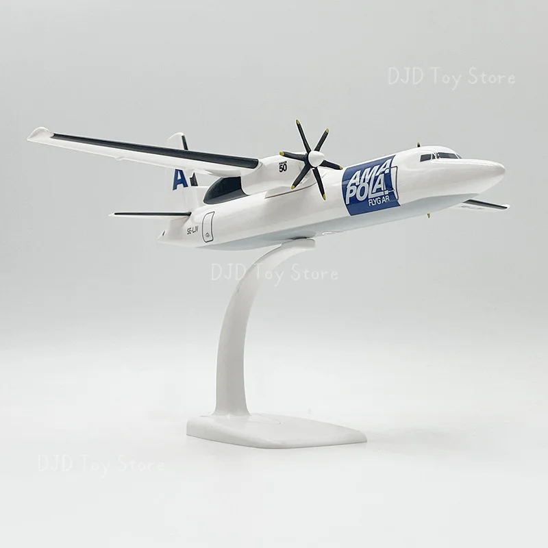 1:100 Aircraft Model Fokker 50 Miniature Replica Collectible