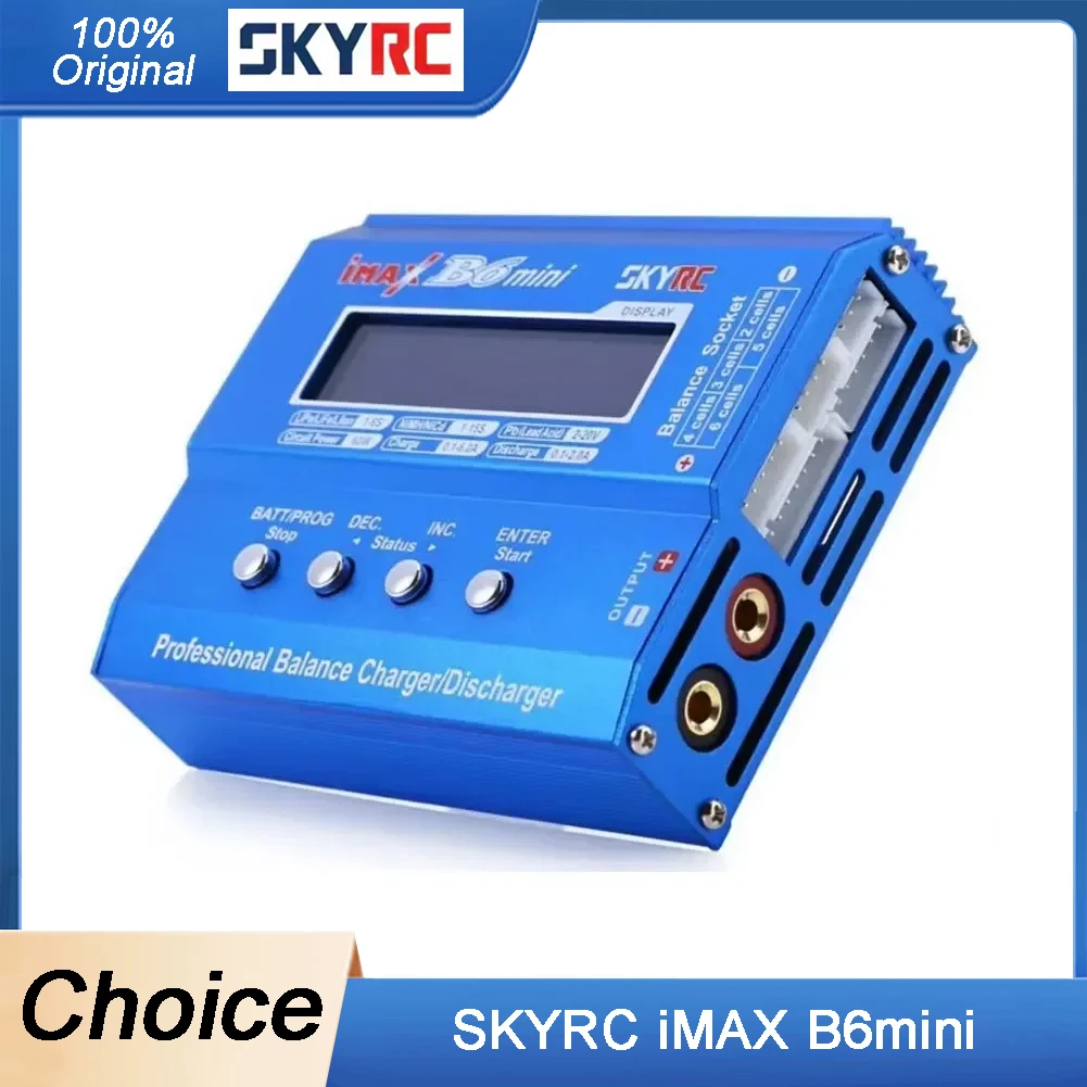 

SKYRC iMAX B6 Mini 60 Вт Зарядное устройство с максимальным балансом Разрядное устройство для LiPo LiFe LiIon NiMH NiCd аккумуляторов, совместимое с радиоуправляемым автомобилем, лодкой Tran 1