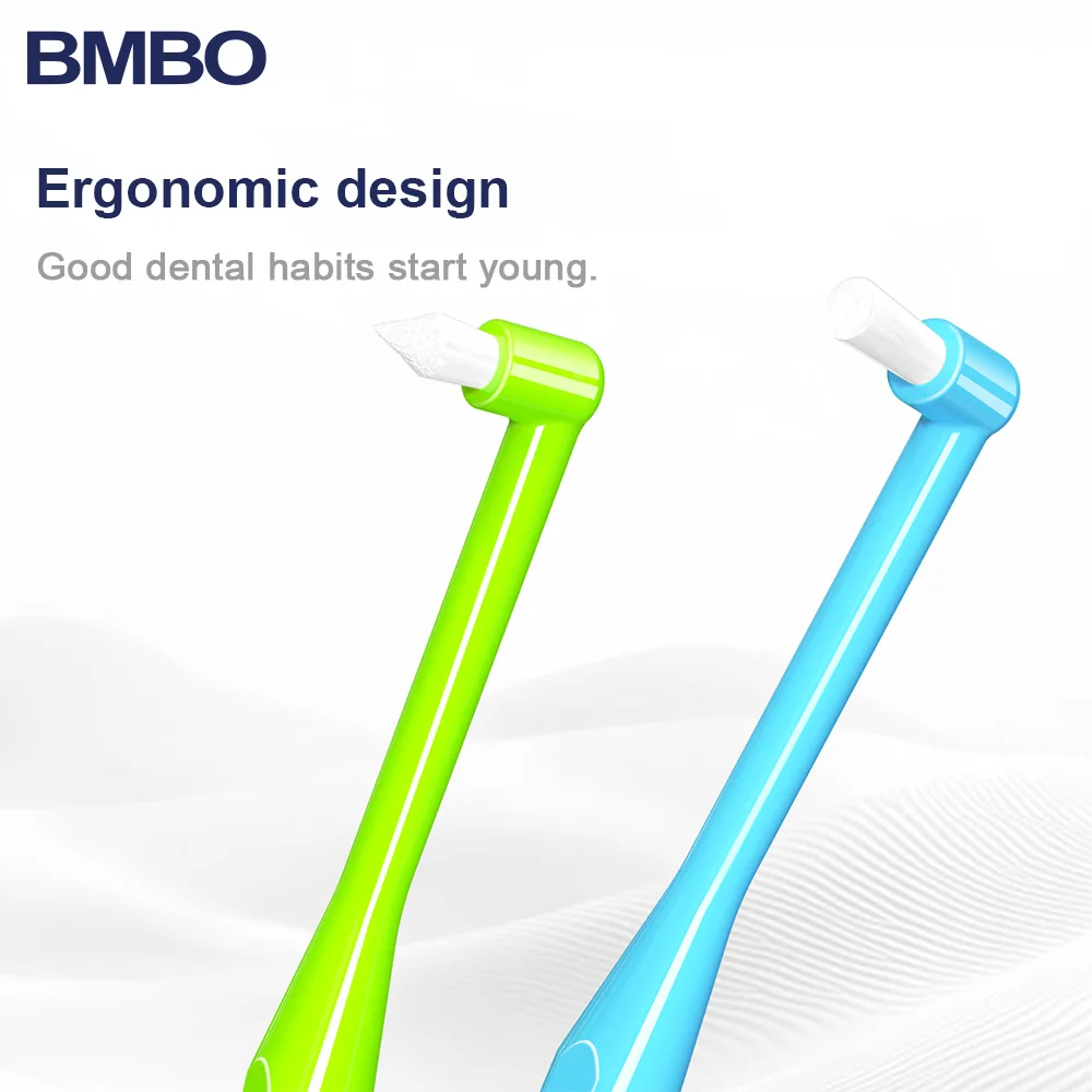 1/2Pcs Orthodontic Toothbrush Dual Pointed Flat Head Soft Hair For Braces Wearer Deep Clean Teeth Gap Interdental Oral Care Tool