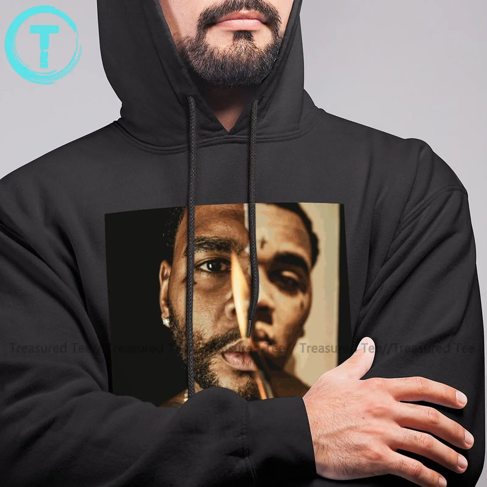 Kevin Gates Hoodie I'm Him Streetwear Winter Hoodies Cool Long Sleeve Cotton Pullover Hoodie Mens Oversized