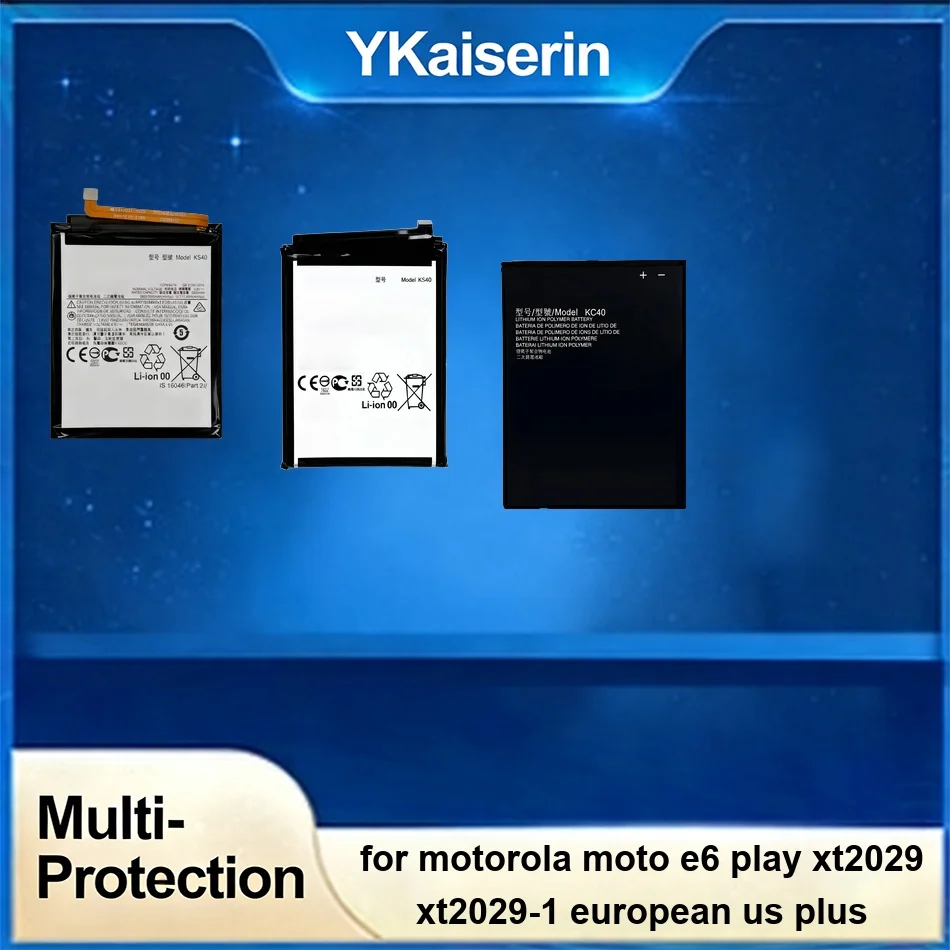 

Mobile Phone Battery Long-Lasting KC40 KS40 KS40 3000mAh For Motorola Moto E6 Play XT2029 XT2029-1 European US Plus