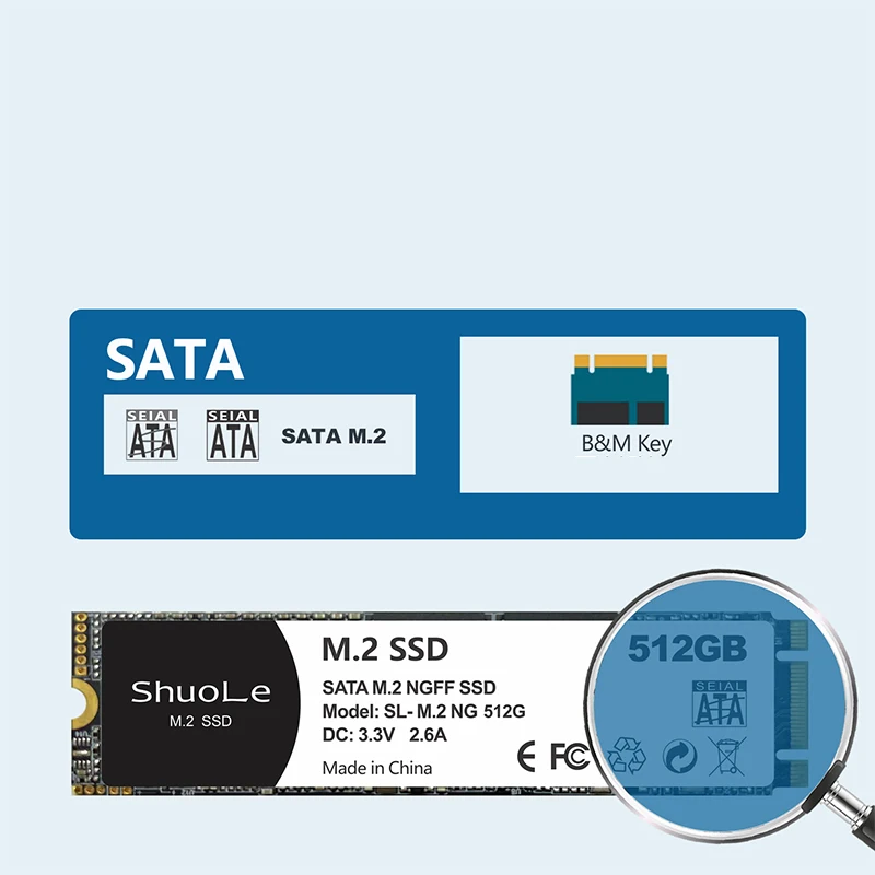 5Gbps SATA M.2 NGFF SSD Enclosure with Display Screen Intelligent Digital Health Detection USB Type C SSD Adapter Case Disk Box