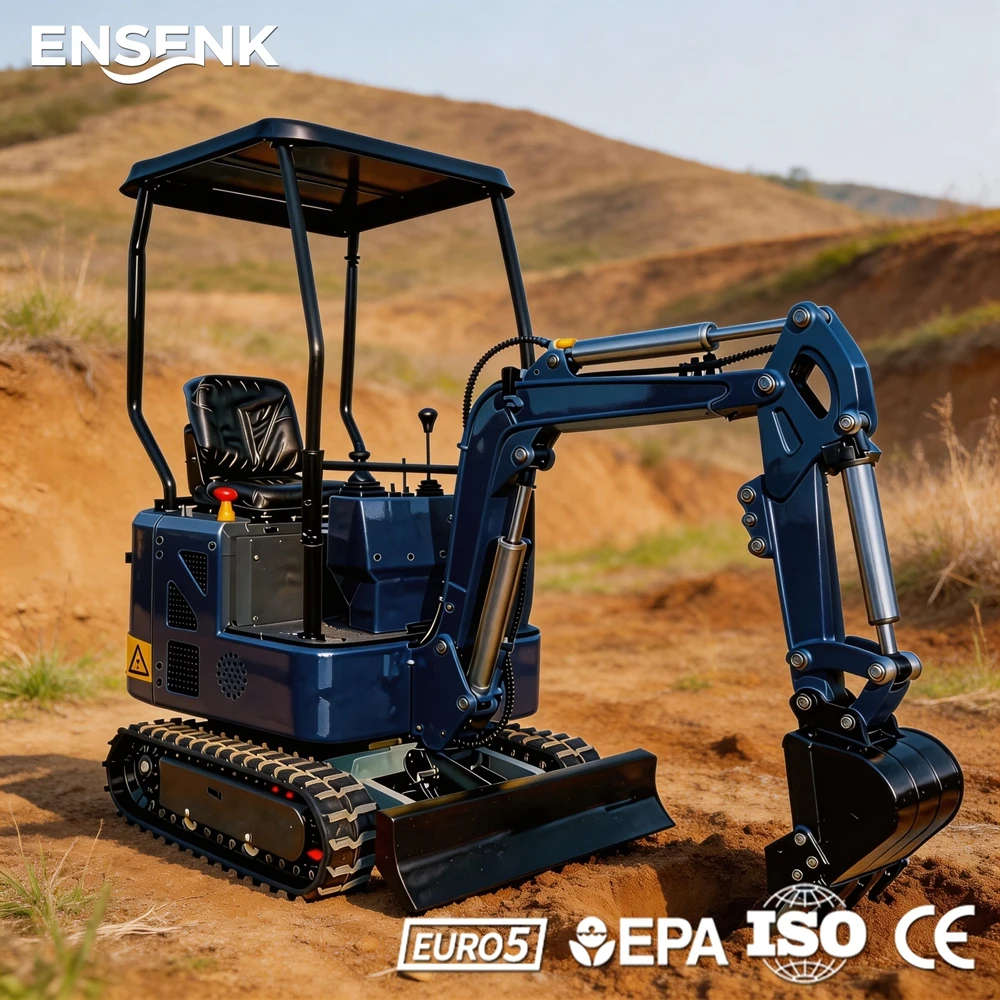 

Kubota/Yanmar Mini Excavator 2.5Ton Multifunctional Machine Construction 1Digger Bagger For Europe Farm Sale With Trencher Tools