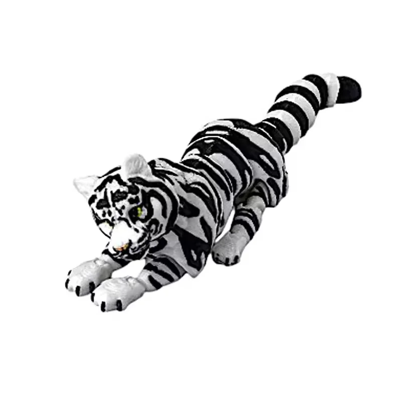 

Home Decor 3D Printed Tiger Simulation Ornament Flexible Joints Movable Miniatures Kids Gifts Desktop Office Decor