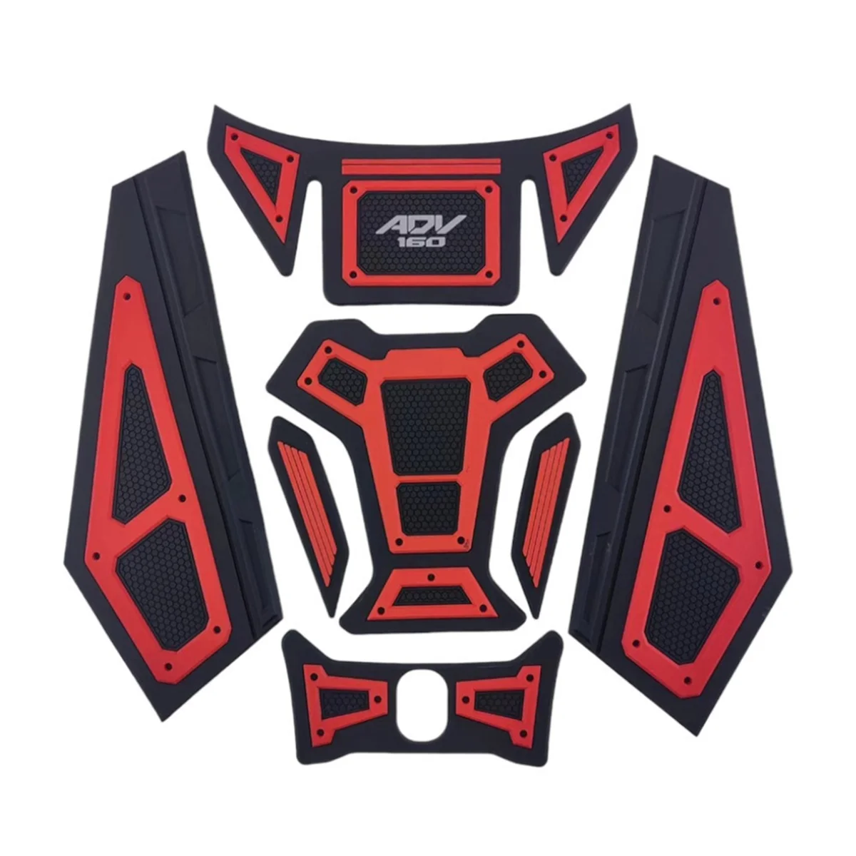 For Honda ADV160 2022 2023 2024 Motorcycle Tank Pad Protector Sticker Decal Gas Knee Grip Traction Pad