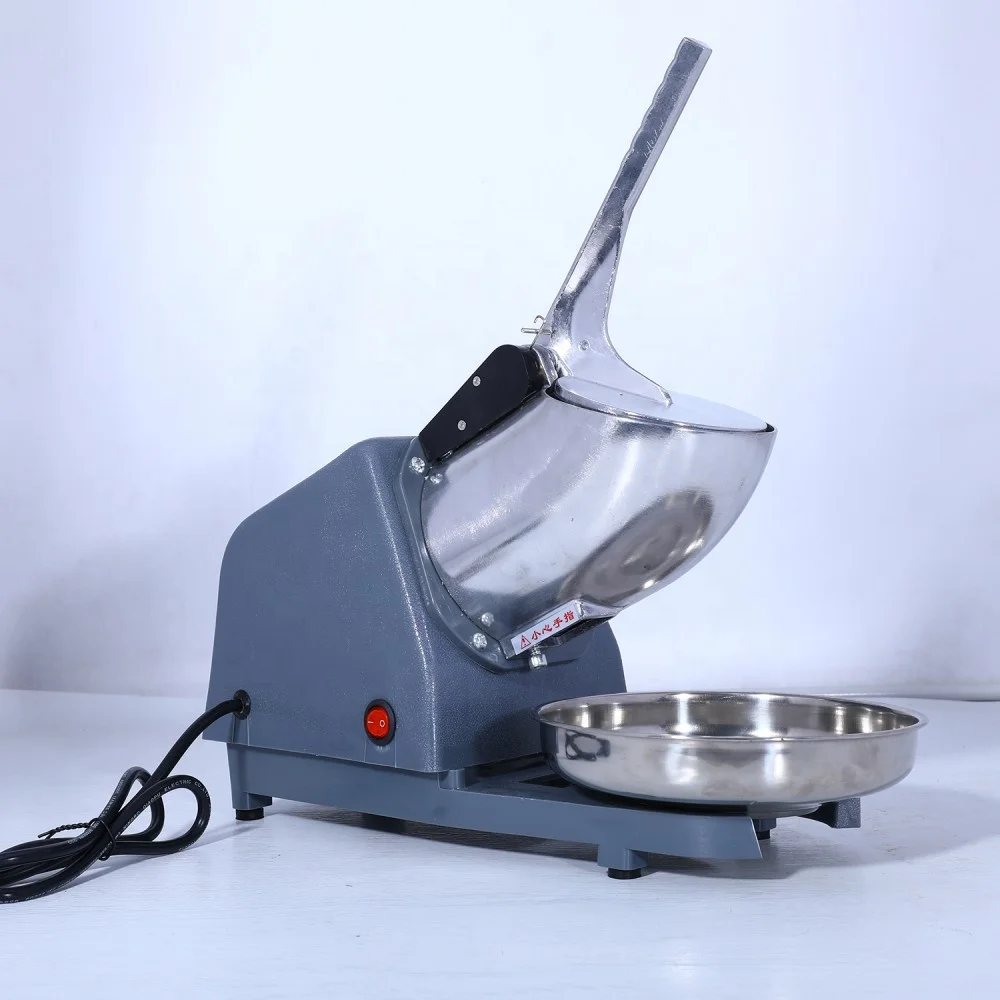 Ice Crusher, Double Blade, Powerful Motor, Electric Shaved Ice Machine, Snow Cone Maker, Home Kitchen Appliance view 3