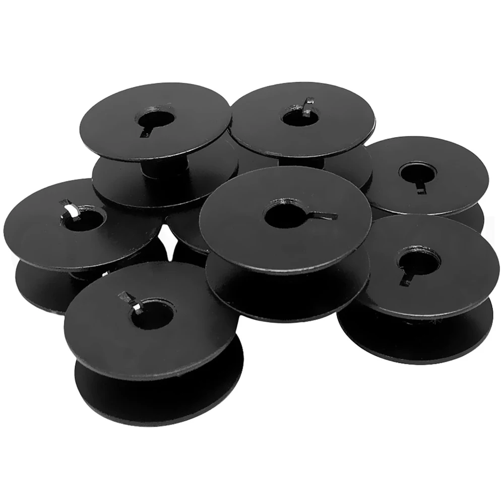 10 PCS Black Steel Large Sewing Machine Bobbins #18339 For Pfaff 541 545 591  Juki Sewing Machine Parts Accessories