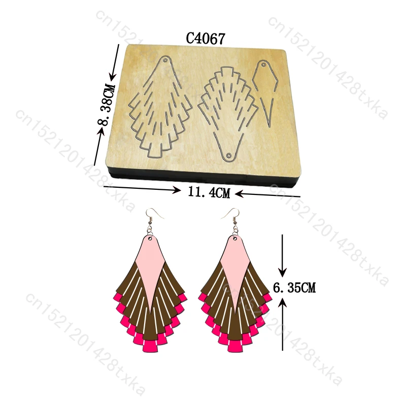 

Новые серьги Деревянные штампы для резки Скрапбукинг C4067 Несколько стилей