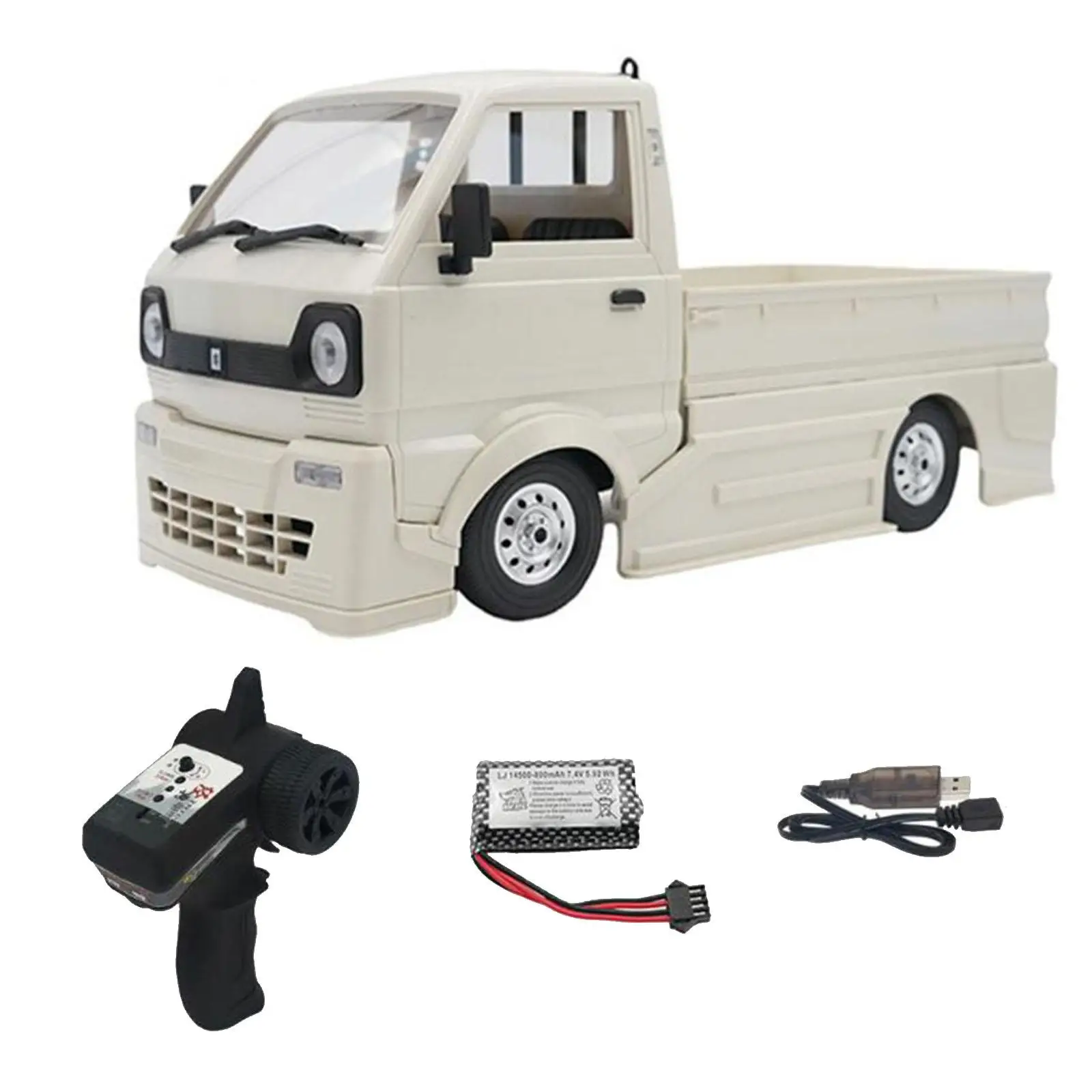 

D12 Drift Pickup Truck 1/10 Throttle Steering Control Drift Truck Crawler Cargo Truck Van Toy for Kids Boys Adults Girls Age 12+