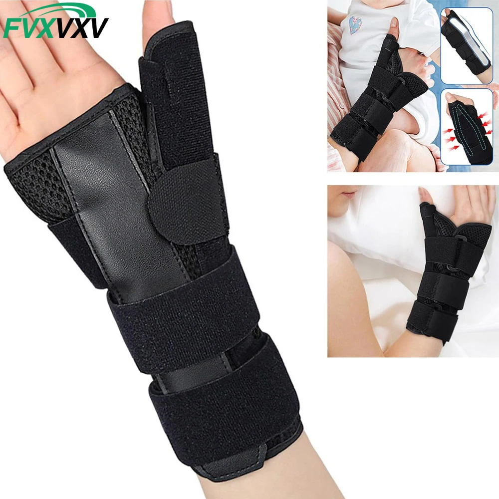 1PCS Wrist Brace & Thumb Spica Splint, for De Quervain's Tenosynovitis, Tendonitis, Carpal Tunnel & Arthritis Wrist Support Thum