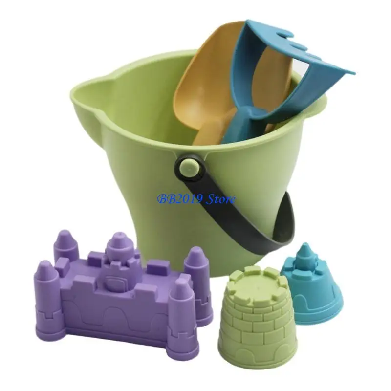 Q0KB Kids Seaside Sand Toy Seaside Toy Castles Molds Sand Molds Toy for Toddlers Gift