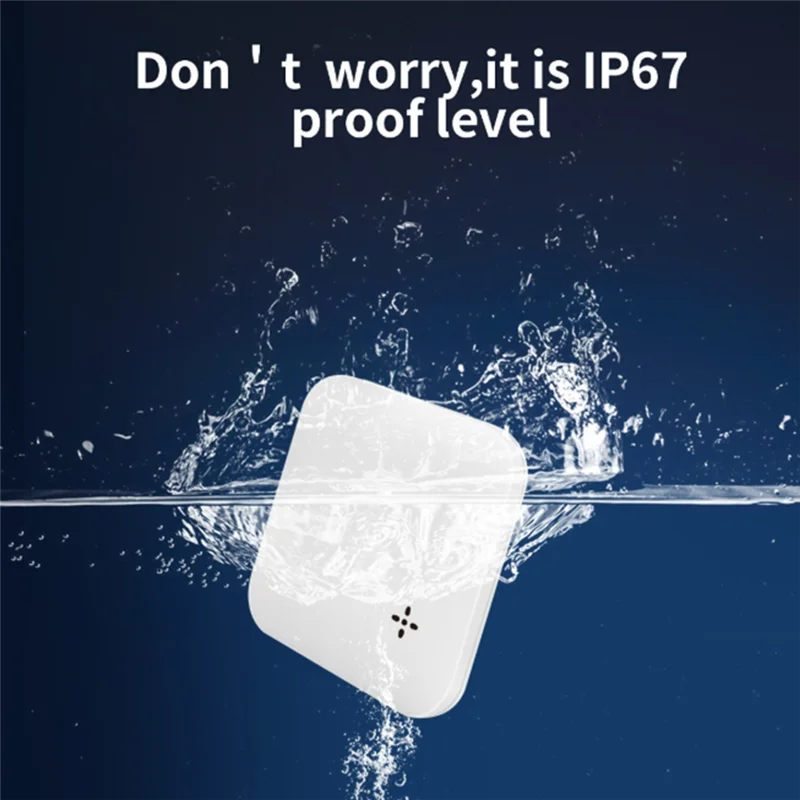 Sensor inteligente de alarma de escassez de fugas de agua T36C, Detector inteligente de fugas de agua y inundaciones, Sensor de fugas de agua Wifi, aplicación de notificación inteligente