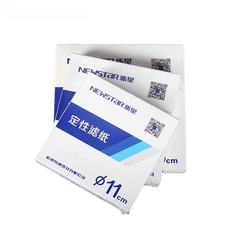 Qualitative filter paper Laboratory oil detection test paper Life detection cardboard Oil test paper 100 sheets/box