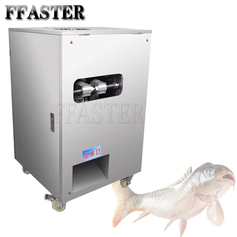 

Automatic Fish Scale Processing Machine Open Fish Belly Back Remove Scales Fish Gutting Machine Commercial Fish Killing Machine