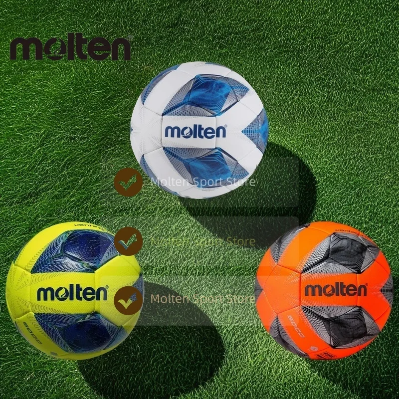 Molten original F5A5000 soccer ball 5, Asian Cup, Futsal Soccer,  original professional football ball Champions League,