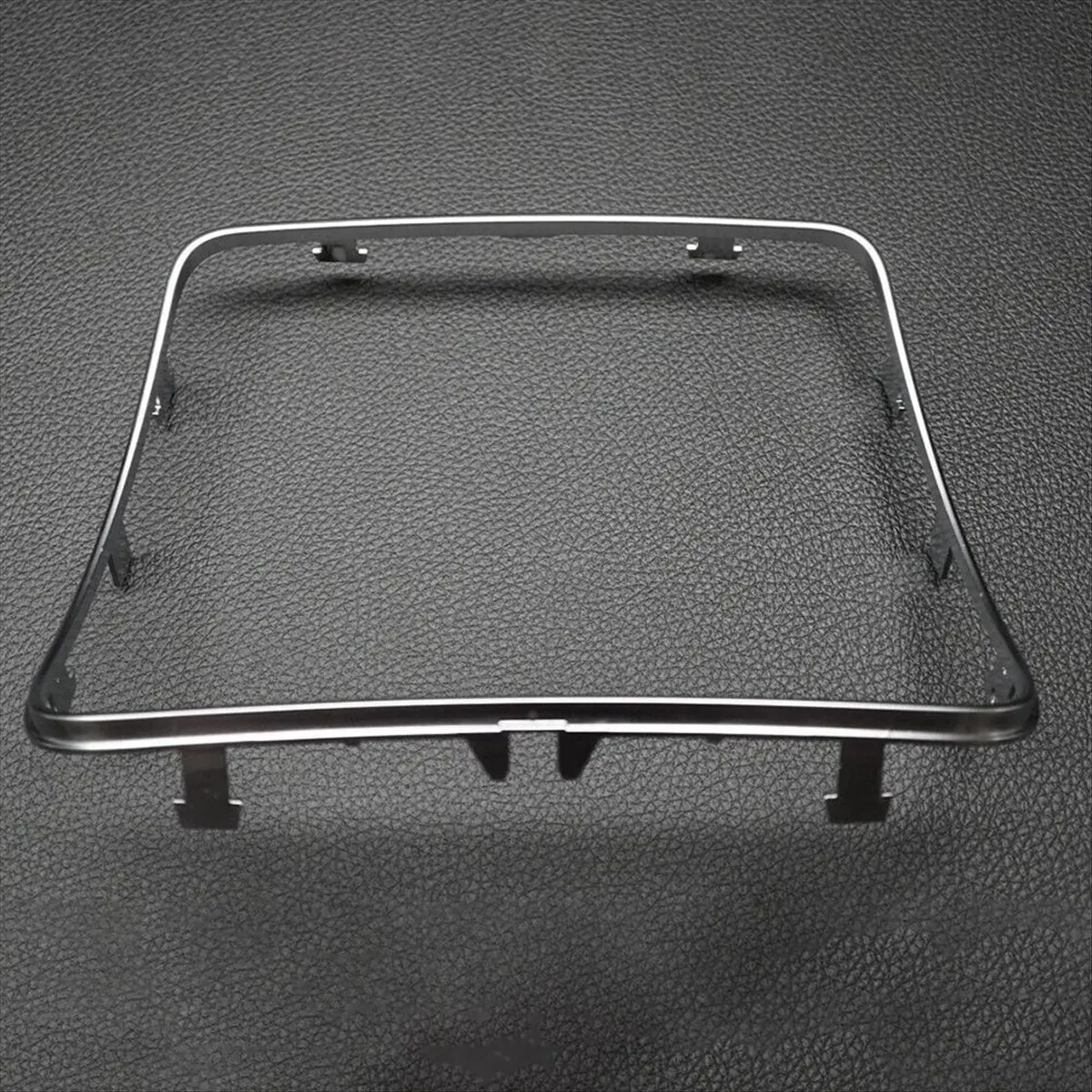 #24A Car Center Console Water Cup Frame Chrome Trim for Mercedes Benz,Car Gear Shifter Panel Trim Cover,(plastic)