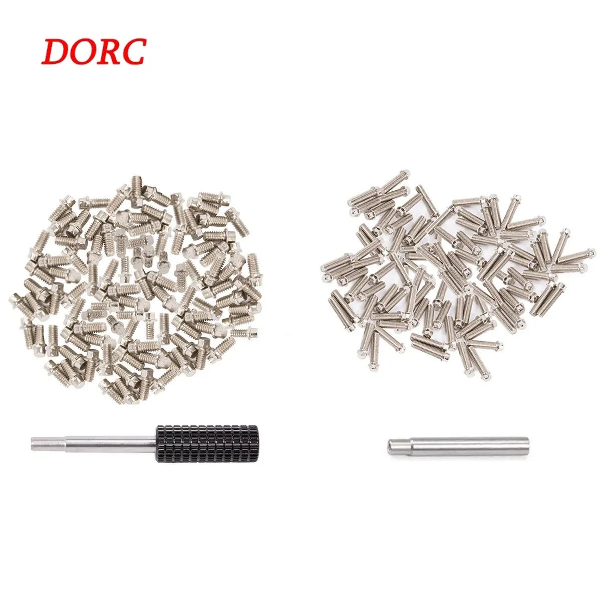 100pcs M2 M3 Steel Scale Beadlock Ring Screws for 1/10 RC Crawler TRX4 Axial SCX10 CAPRA VS4-10 LCG Chassis 1.9 2.2 Wheel Rims