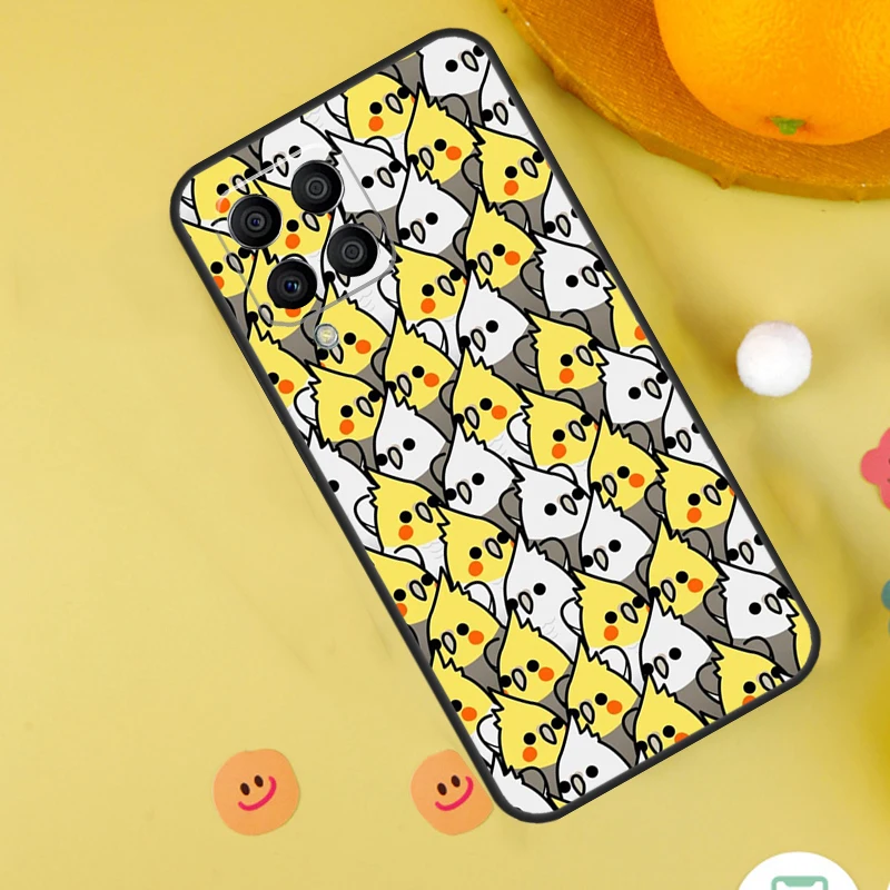 Parrot Birds Cockatiel For Samsung Galaxy M52 M32 M12 M55 M15 M13 M23 M33 M53 M34 M54 M31s M30s M20 M21 M51 Case