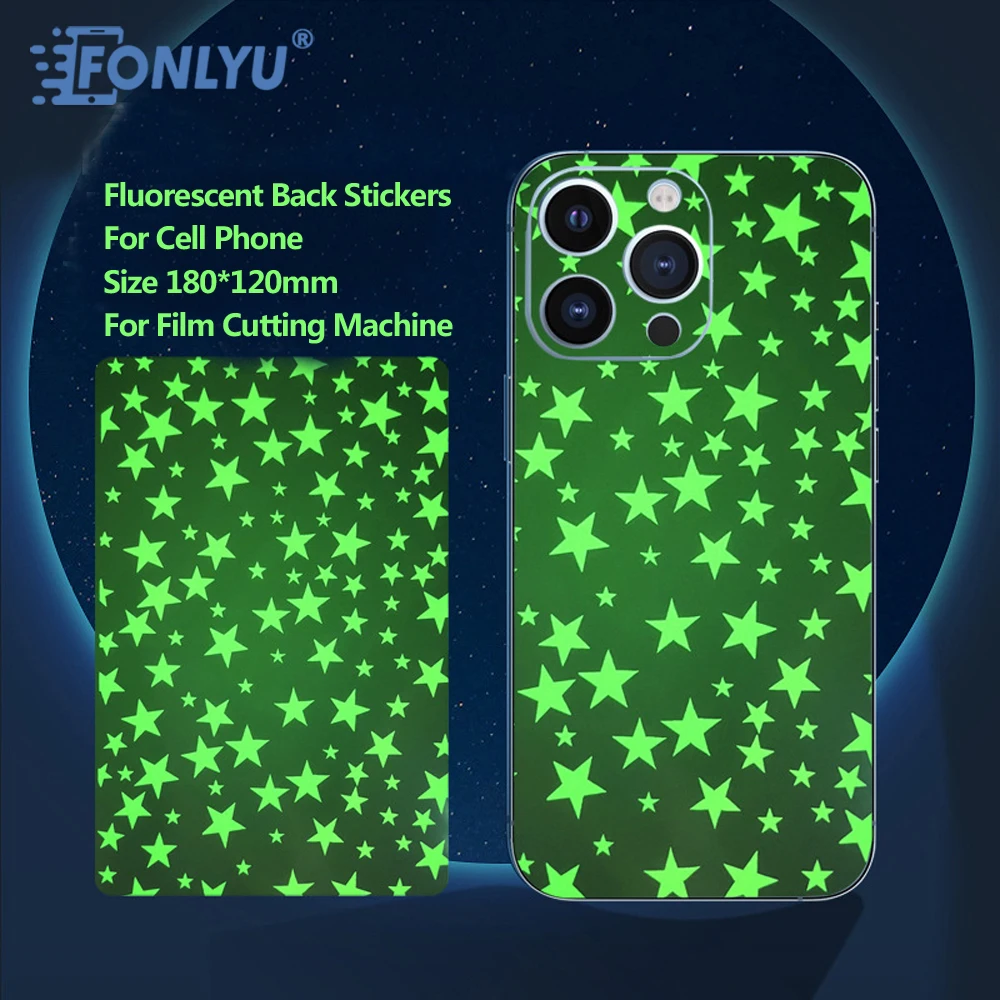 FONLYU Florescent Back Protective Film Phone Back Cover For Smartphone Skin Cutting Plotter For Tuoli Devia Sunshine Rockspace