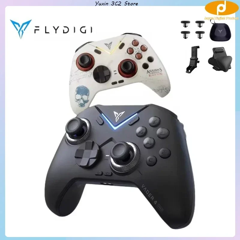 Flydigi Vader 4 Pro Gamepad Athletic Handle Wireless Gamepads Gaming Controllers With Hall Rocker For Xbox Steam Pc Custom Gifts