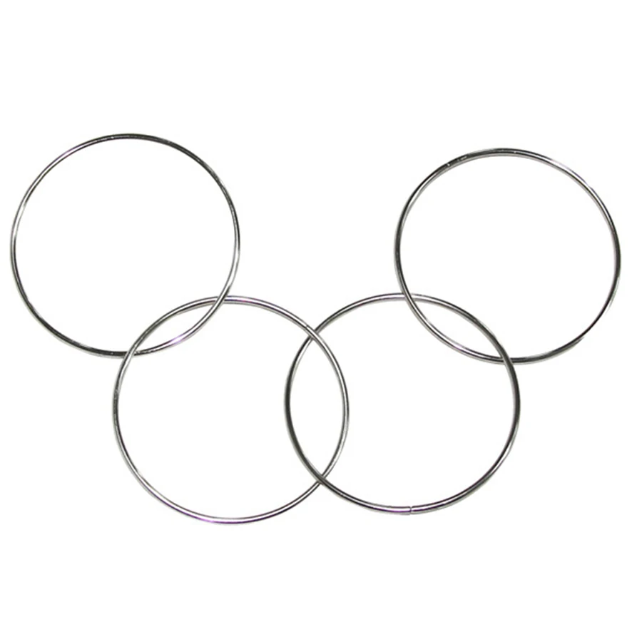 4-8 قطعة حلقات الطاقة السحرية الكلاسيكية المعادن التعميم فك ماجيك المرحلة الشارع عن قرب ماجيك الأسرة أداء الحفلات الدعائم #5