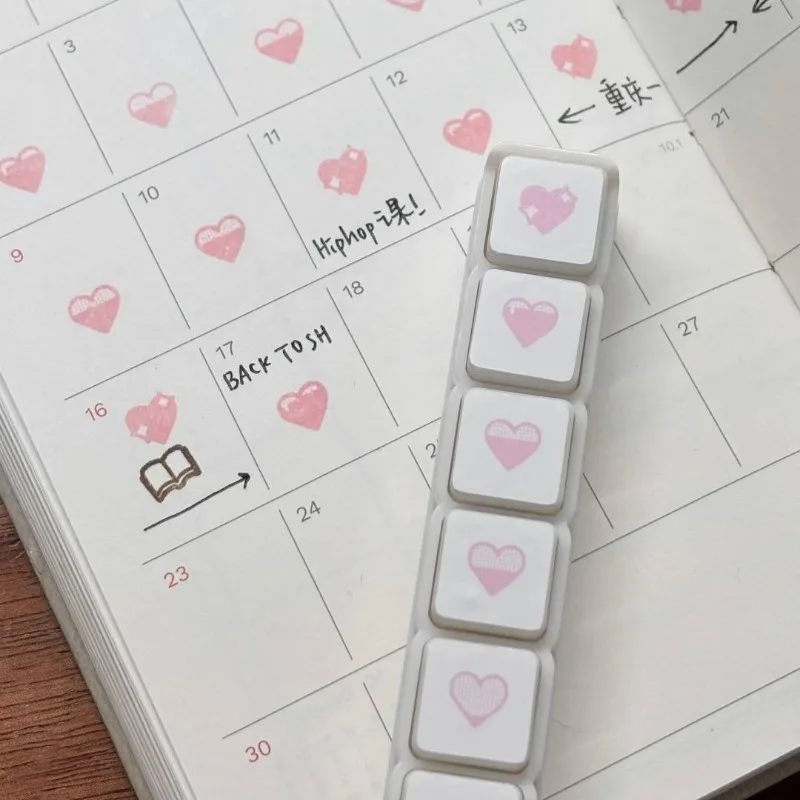 Nieuwe Kawaii Nijntje Leuke Cartoon Afneembare Dagboek Stemmingsopname Decoratief Patroon Handgemaakt Materiaal Student Mannelijke en Vrouwelijke Geschenken