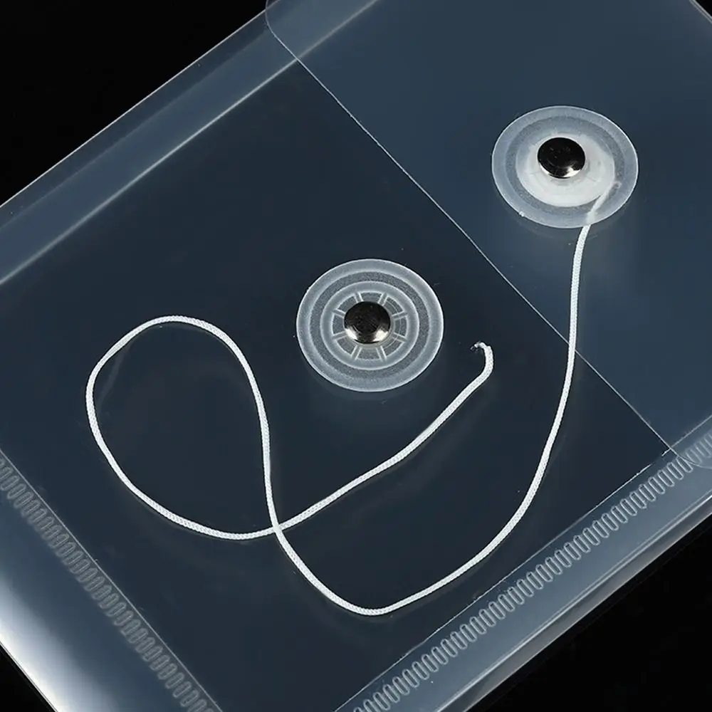 Thickened A5/A6 File Folder Transparent Waterproof File Bag Plastic Stationery Bag Gift