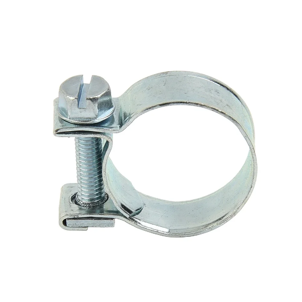 10pcs Mini Hose Clamps 19-21mm Automotive Hoses Gasoline Pipe Diesel Air Small Clip Nuts & Bolts Fuel Hose Clamps