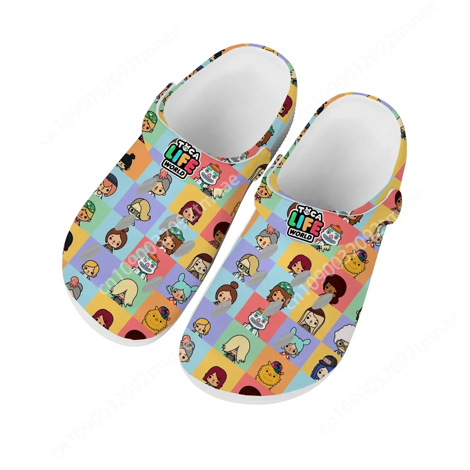 Toca Life World Home Clogs Cartoon Game Mens Womens Teenager Fashion Custom Built Water Shoes Garden Beach Hole Slippers Sandals