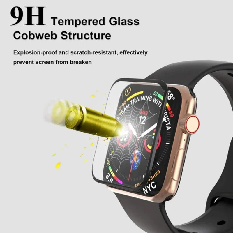 5PCS Ceramic film For Apple watch Ultra 8 7 49mm 45mm 41mm Screen protector For Apple watch 6 5 4 SE 44mm 40mm 9HD Soft Glass