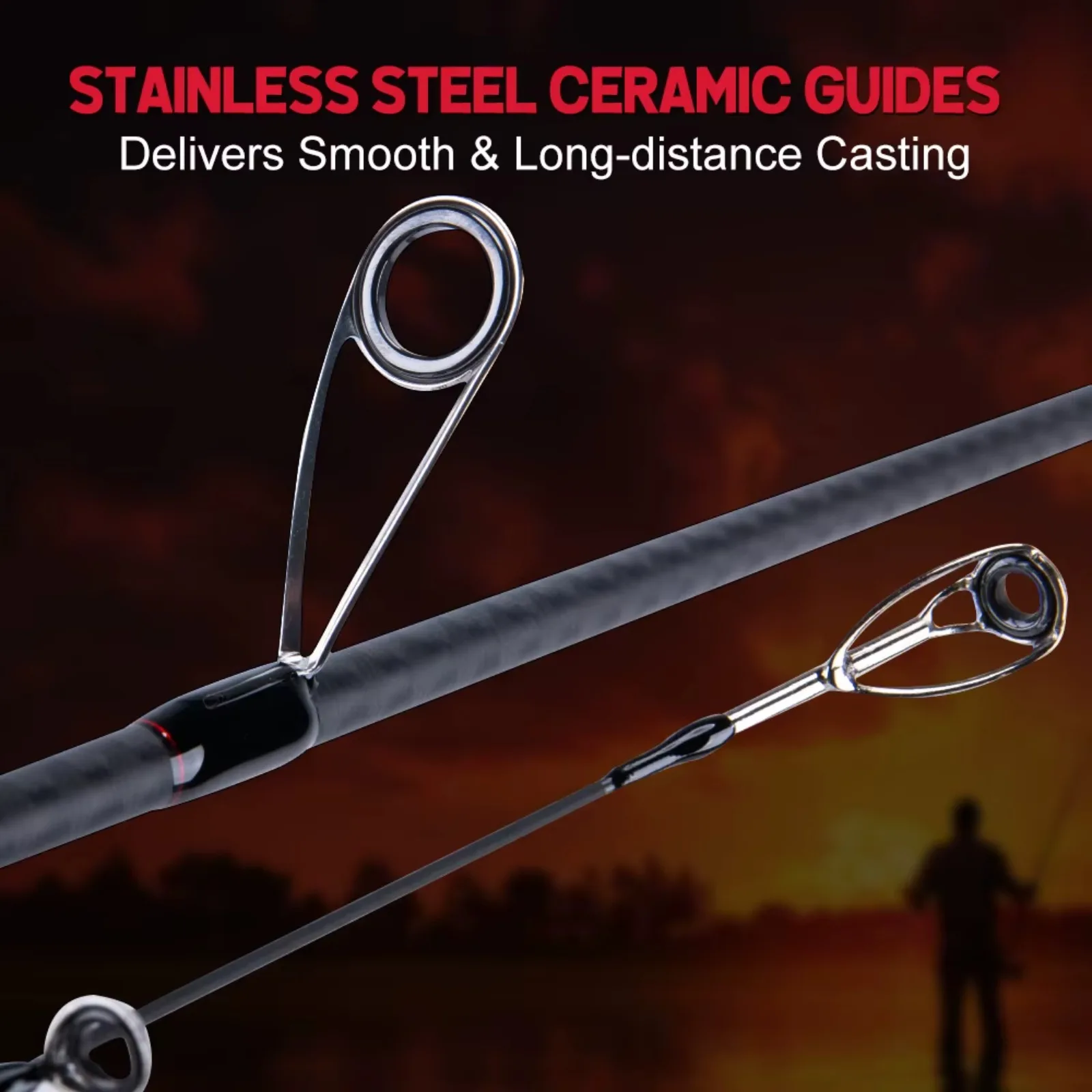 

Компактная удочка Goture для путешествий, из углеродного волокна, средней тяжести, легко переносимая, для рыбалки на открытом воздухе, в кемпинге, на озере, реке.