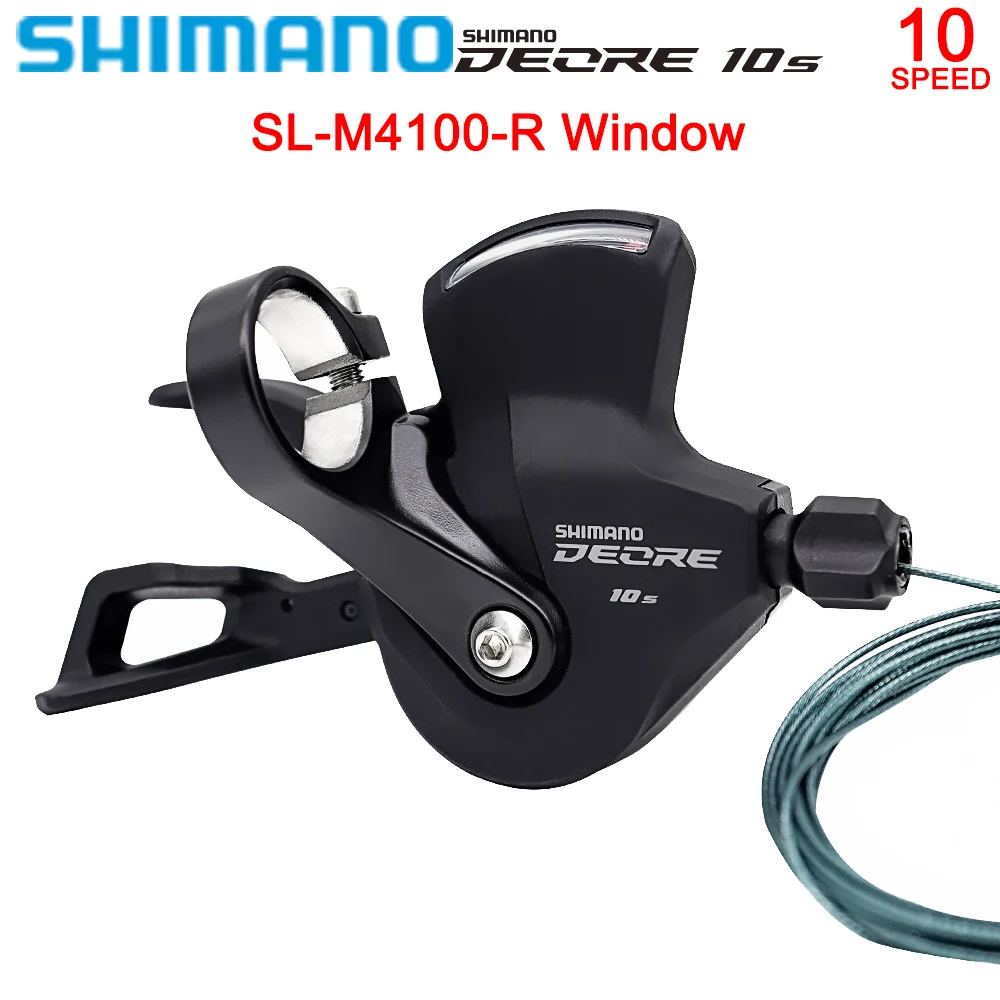 SHIMANO DEORE 10 Speed Complete Kit for MTB Bike M4100 M4120 Groupset KMC Chain Racework XT Crank Suit Original Bicycle Parts