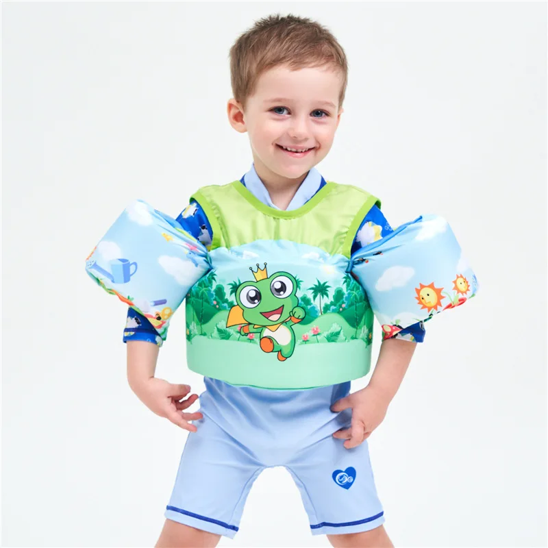 Children Swim Vest  1-6 Years Kids Safety Life Jacket Baby Beach Watersports Swimwear Water Jacket Learning To Swim Swimsuit