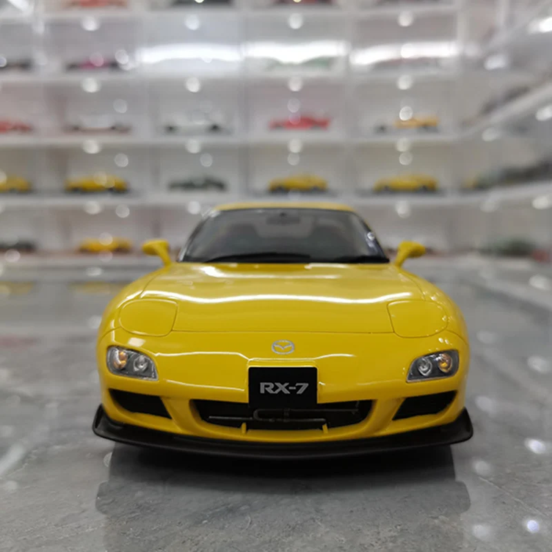 1:18 Mazda RX7 FD Type Die-cast Model Car Diecasts Metal Vehicles Limited Edition Simulated Resin Collection Boy Gifts Toy