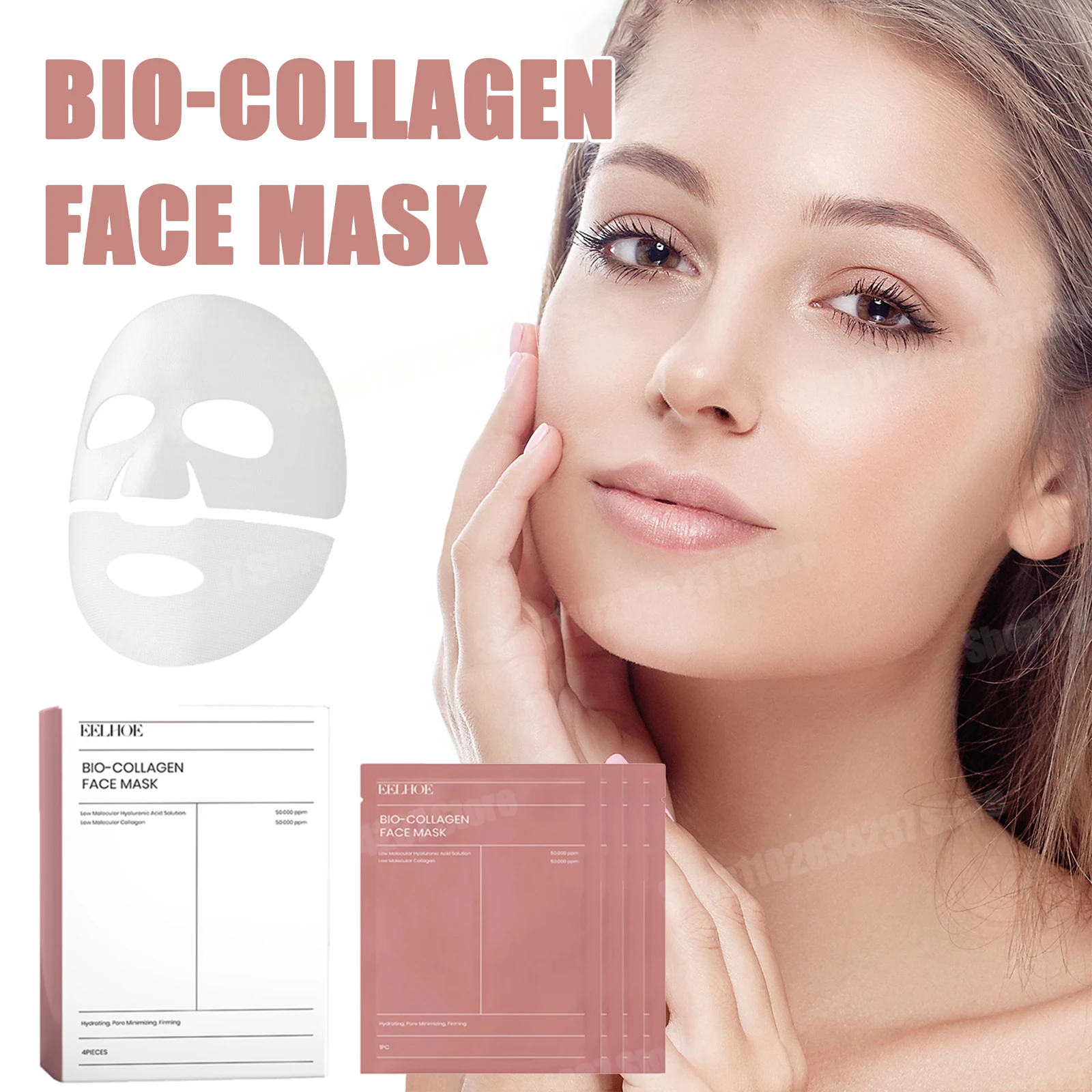 

Deep Hydrating Bio Collagen Face Mask Overnight Moisturizer Pore Minimizing Refreshing Brightening Skin Care