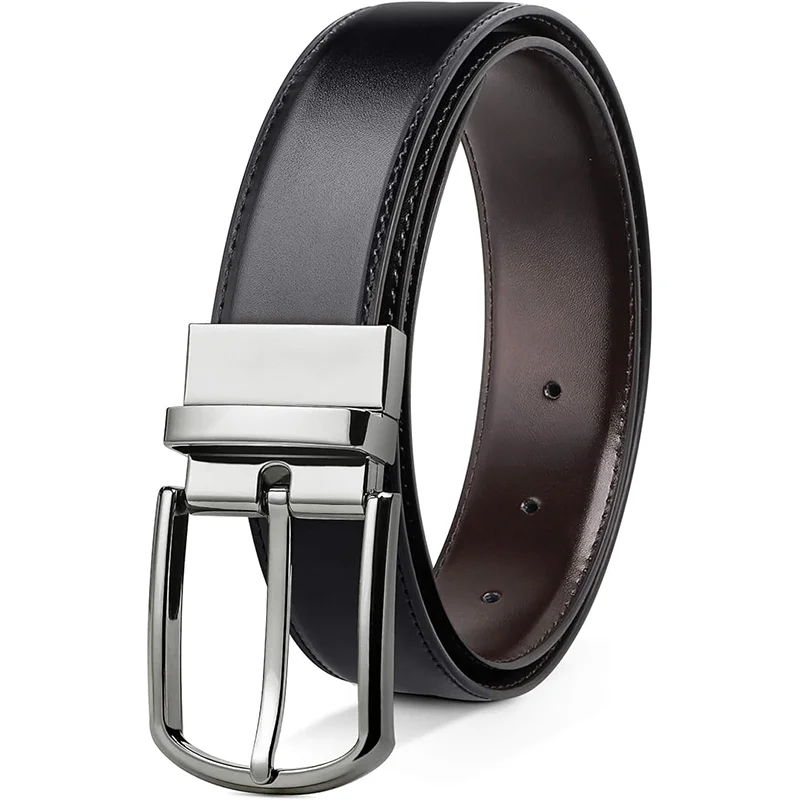 Reversible Leather Belts For Men Big and Tall 32