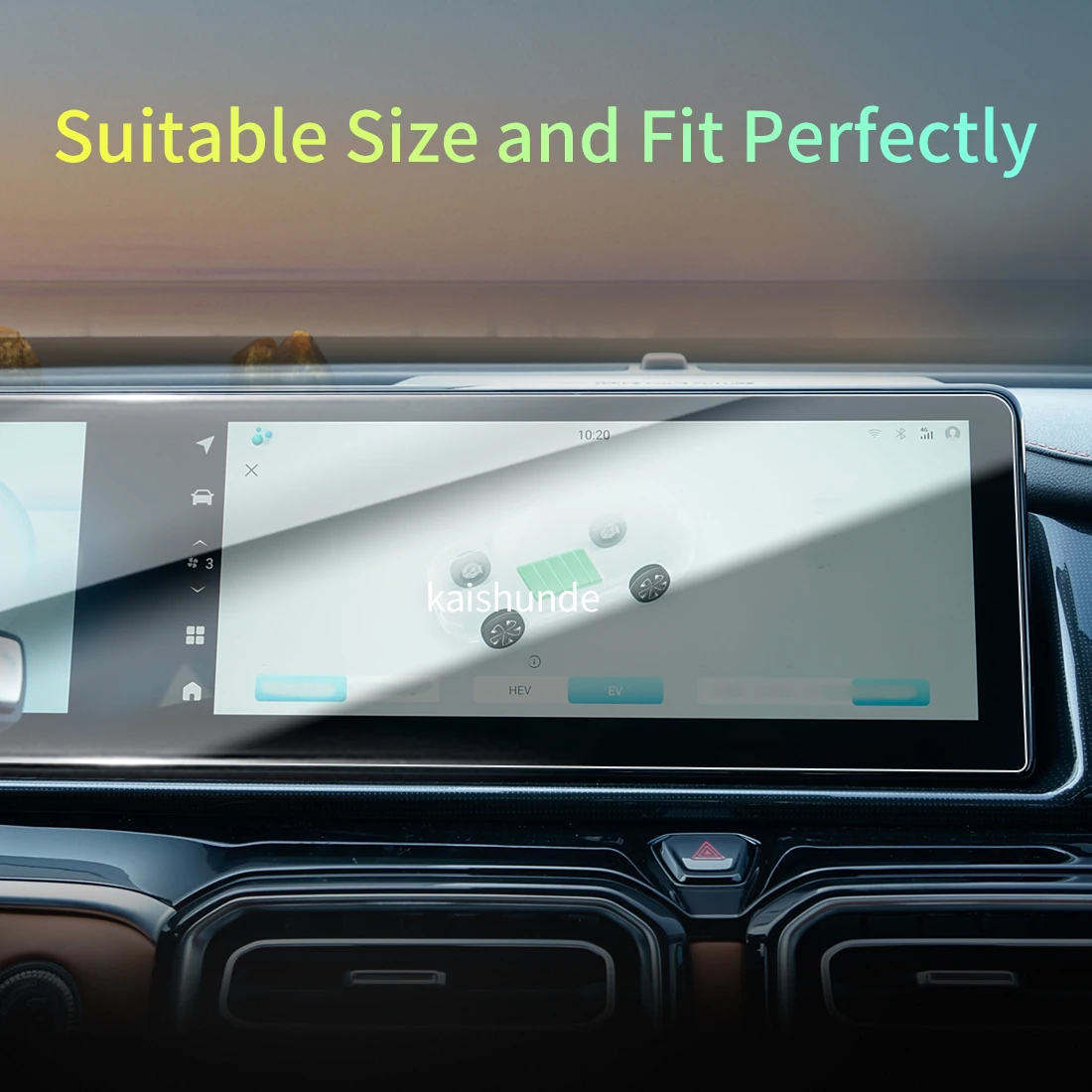 Car Stickers Meters Protector For 26 Jetour Shanhai L7 Tempered Glass Protective Film Display Navigation Vehicle