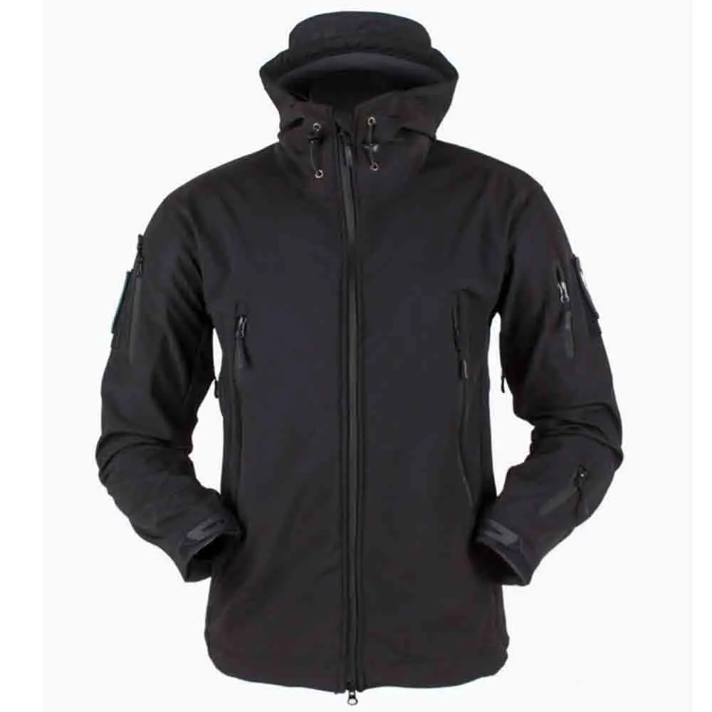 

Men's jacket Outdoor Soft Shell Fleece Men's And Women's Windproof Waterproof Breathable And Thermal Three In One Hooded