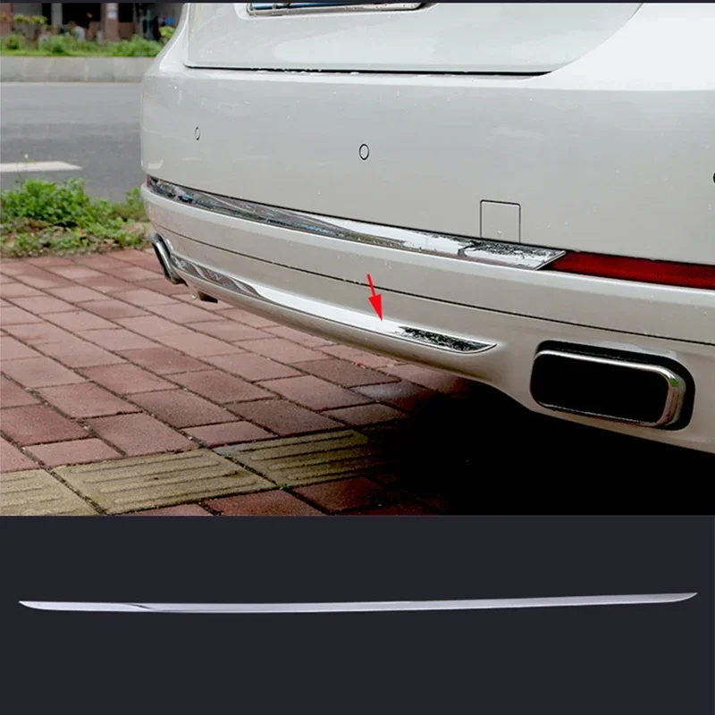 Stainless Car Rear Bumper Bottom Cover Trim Moulding Car Bumper Rear Lip Refit Decorate for BMW 7 Series F01 F02 2009-2015