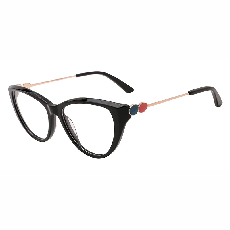 

Унисекс крутые детские ацетатные плоские прямоугольные очки с пунктирным носовым мостом в толстой оправе, оптические линзы по рецепту WD4280