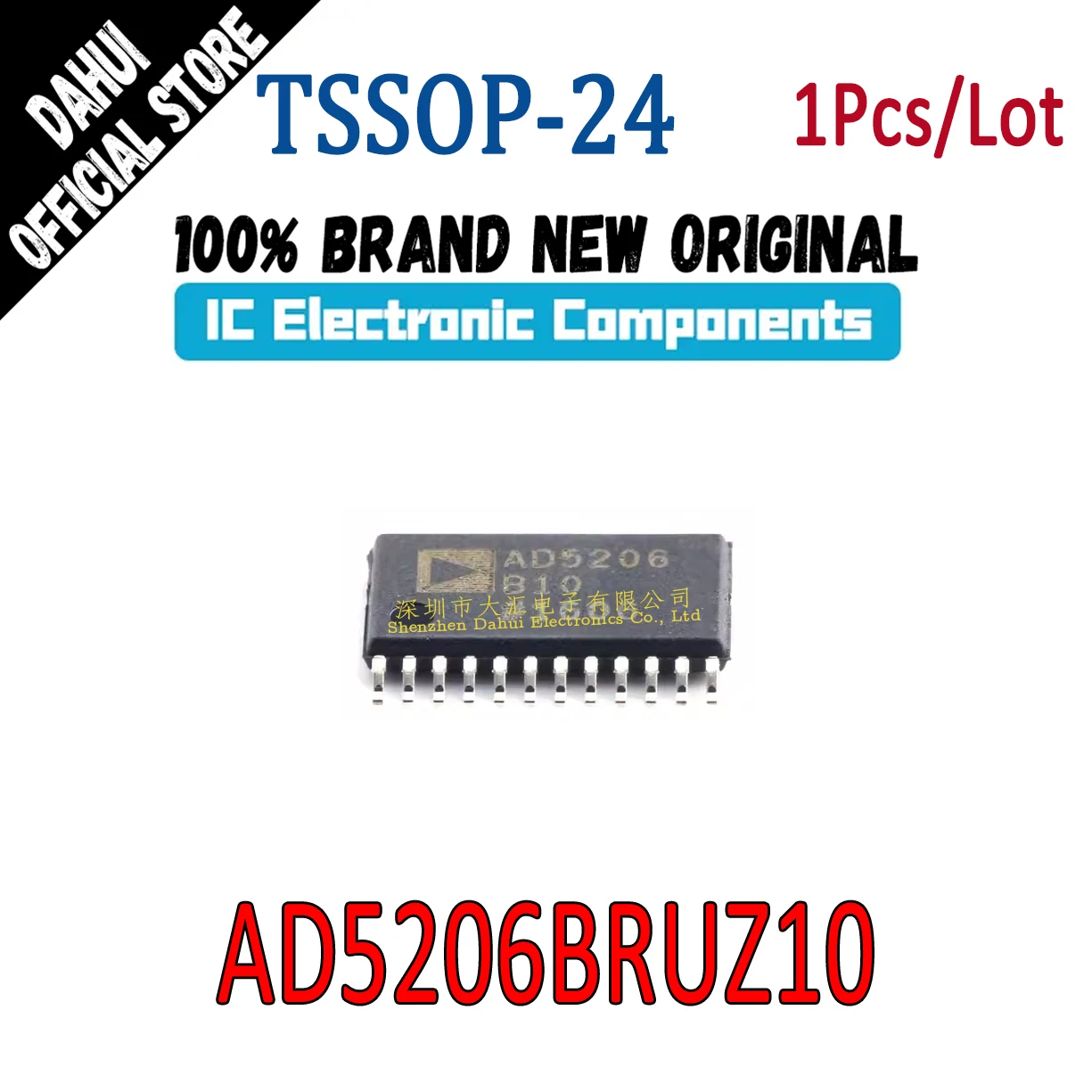 

AD5206BRUZ10 AD5206 B10 AD5206B10 TSSOP-24 chip IC new original
