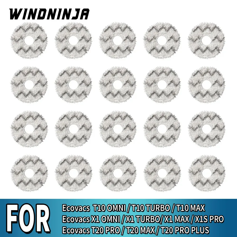 Wiederverwendbares Wischpad für Ecovacs X1S PRO T10 OMNI TURBO MAX X1 OMNI TURBO MAX T20 PRO MAX PRO PLUS Saugroboter