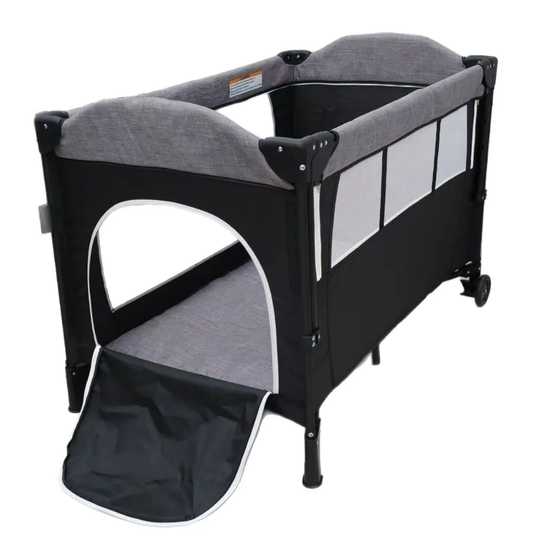 Modern Foldable Baby Crib Bed Newborn Multifunctional Portable Infant Playpen Sleeper Bedside Baby Bassinet