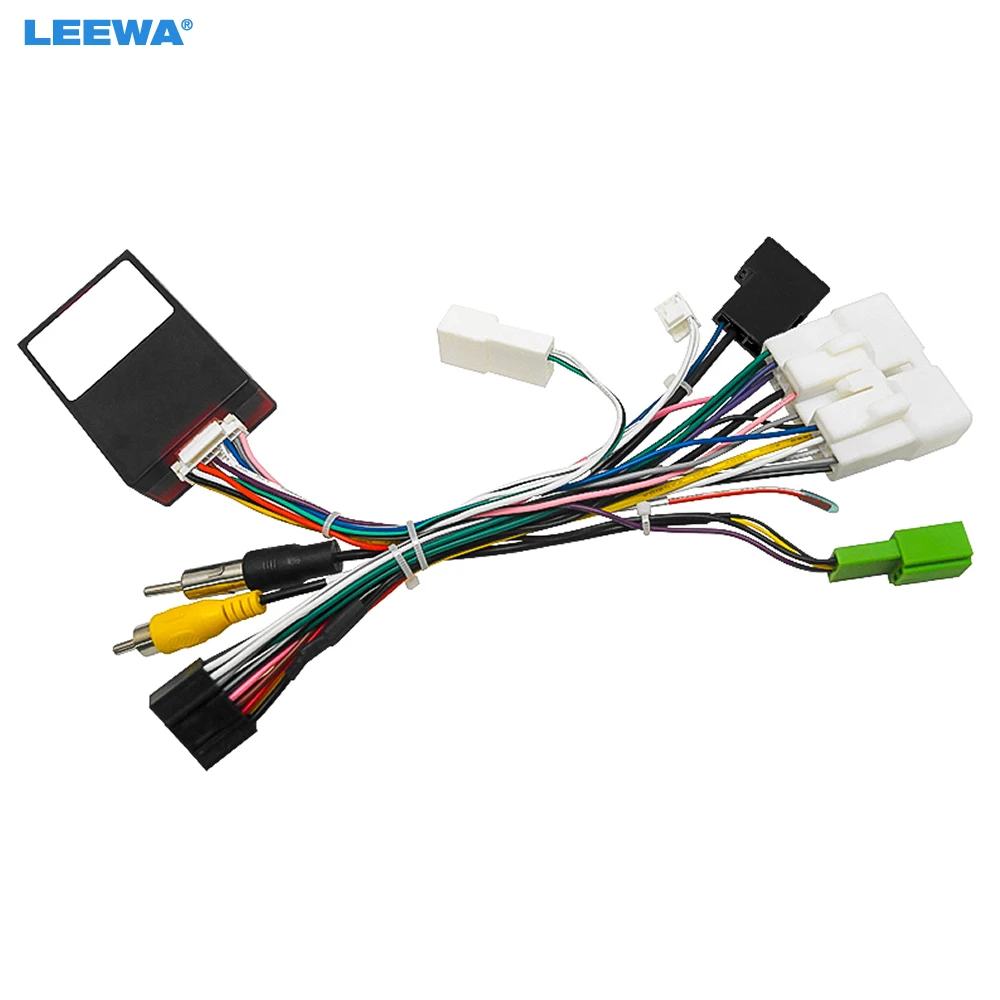 

LEEWA Car 16pin Audio Wiring Harness With Canbus Box For Isuzu D-Max 2020 Aftermarket Stereo Installation Wire Adapter #CA7039