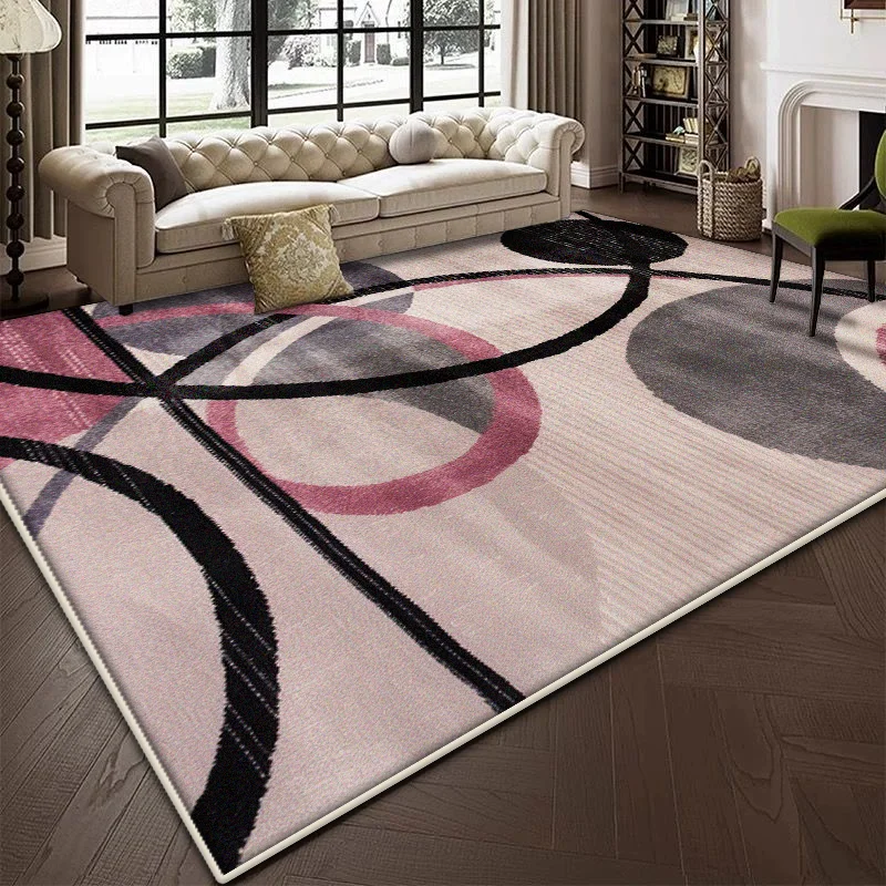 

Nordic Abstract Large Living Room Carpets Luxury Decoration Home Sofa Fluffy Plush Rug 200x300CM Bedroom Antiskid Soft Mat Floor